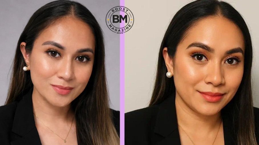 Portrait of Nadeshda Ponce, a professional woman with a confident expression, showcasing her elegant and modern style.