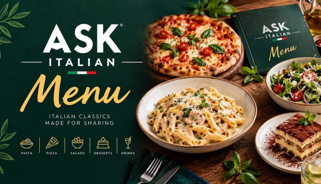 ASK Italian Menu