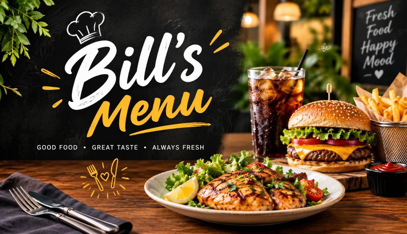 Bill's Menu