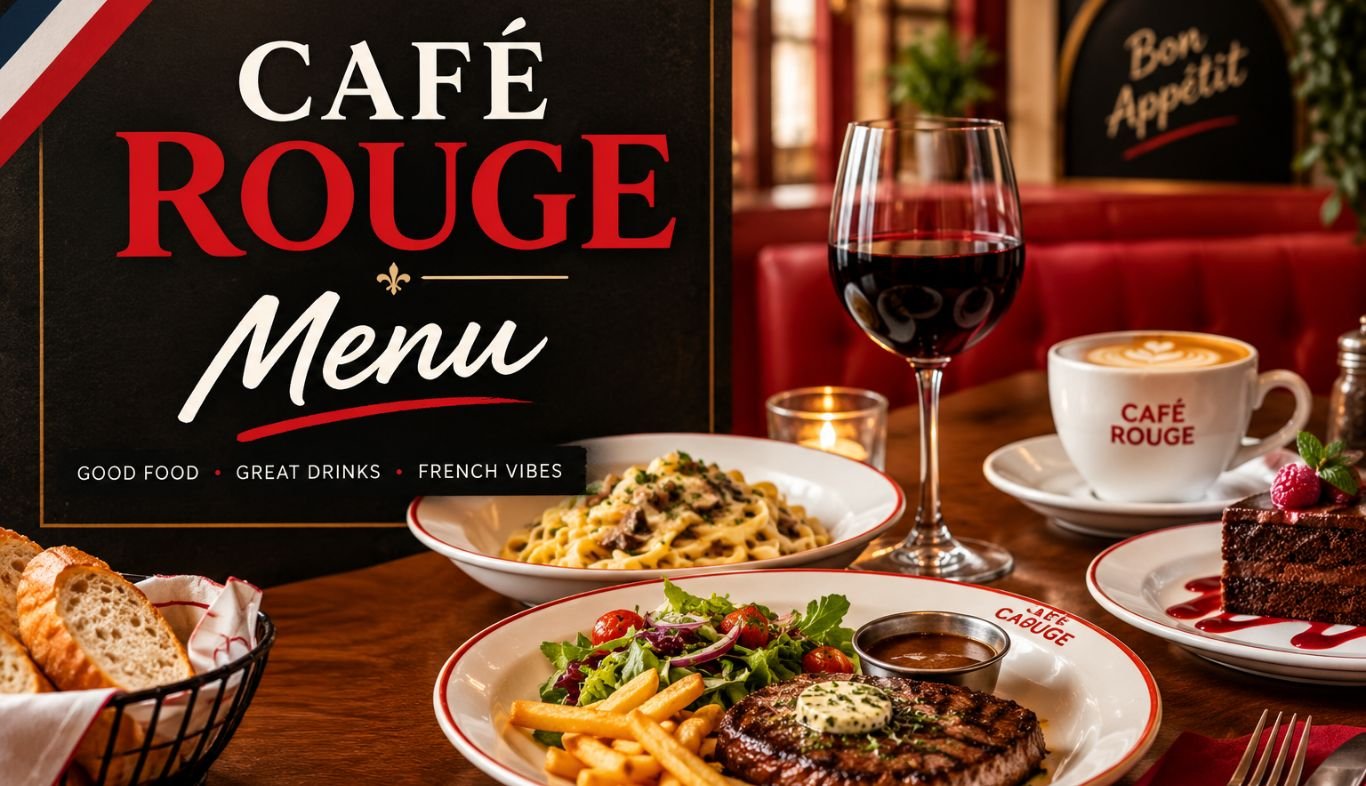 Café Rouge Menu