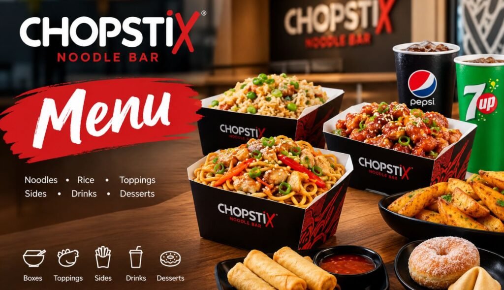 Chopstix Menu