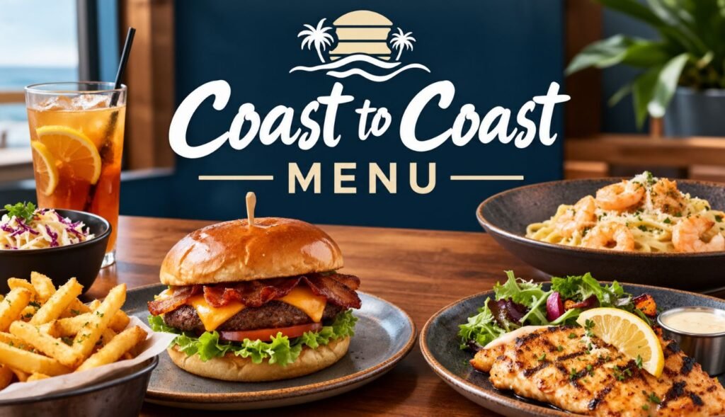 Coast to Coast Menu