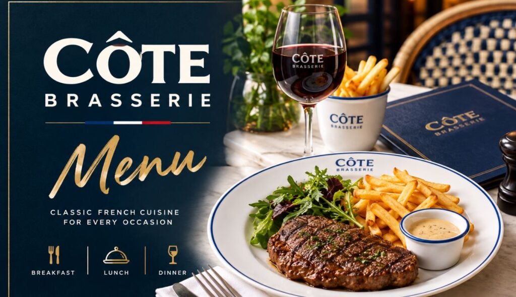 Côte Brasserie Menu