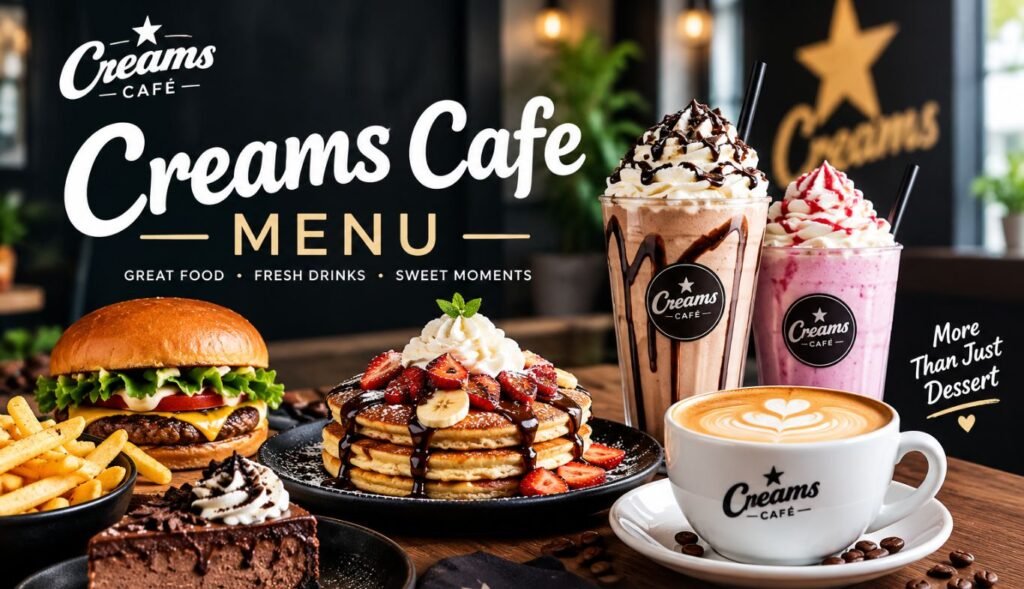 Creams Cafe Menu