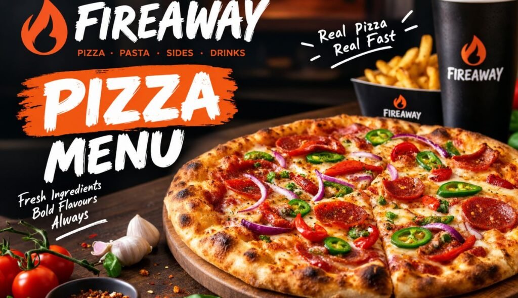 Fireaway Pizza Menu