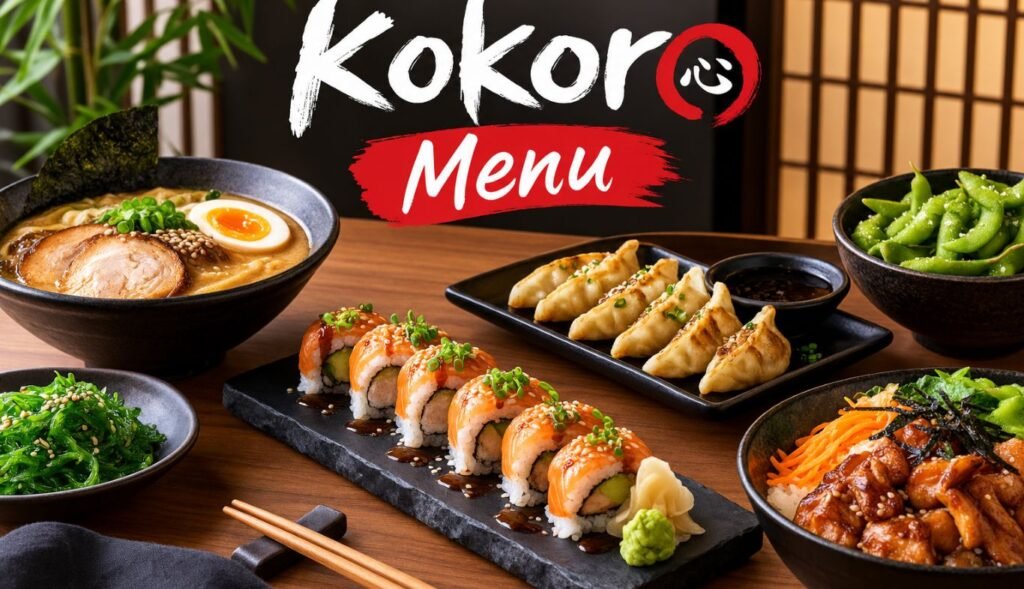 Kokoro Menu