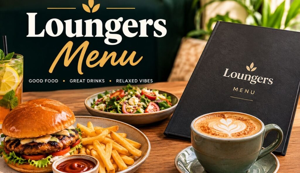 Loungers Menu