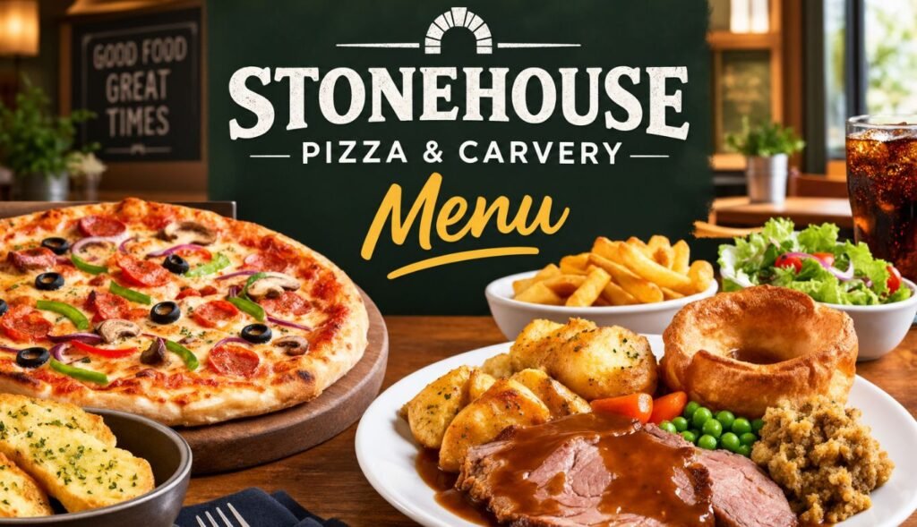 Stonehouse Pizza & Carvery Menu
