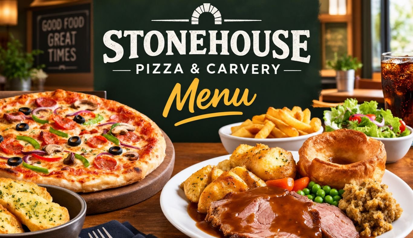 Stonehouse Pizza & Carvery Menu