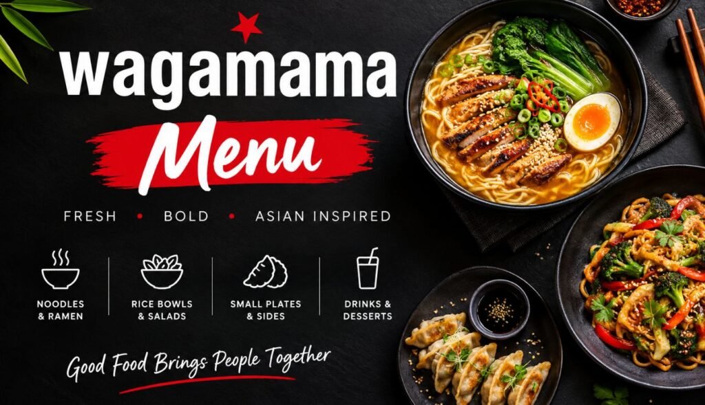 Wagamama Menu