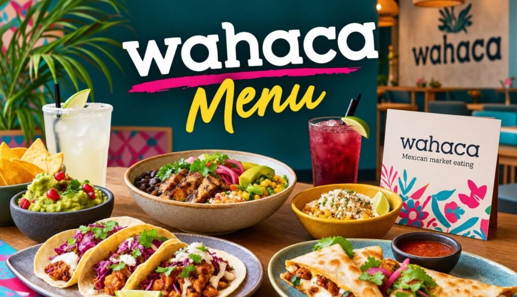Wahaca Menu