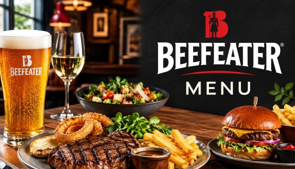 Beefeater Menu