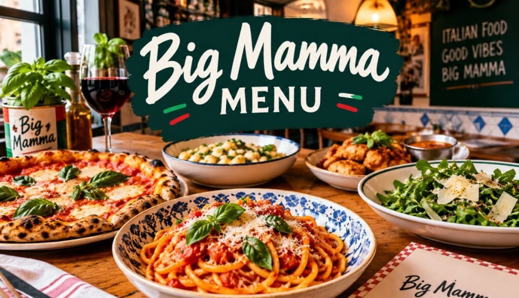 Big Mamma Menu