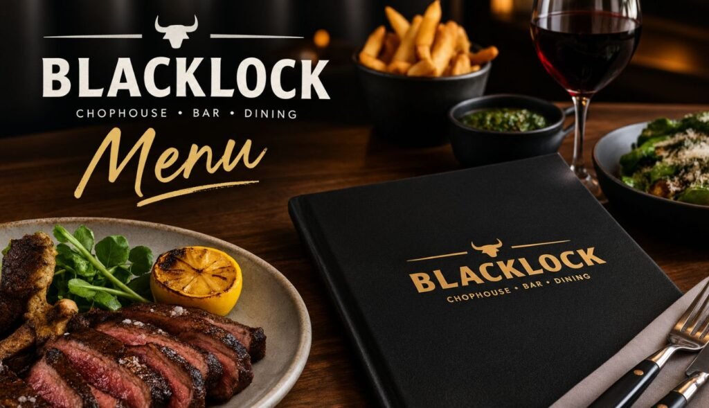 Blacklock Menu