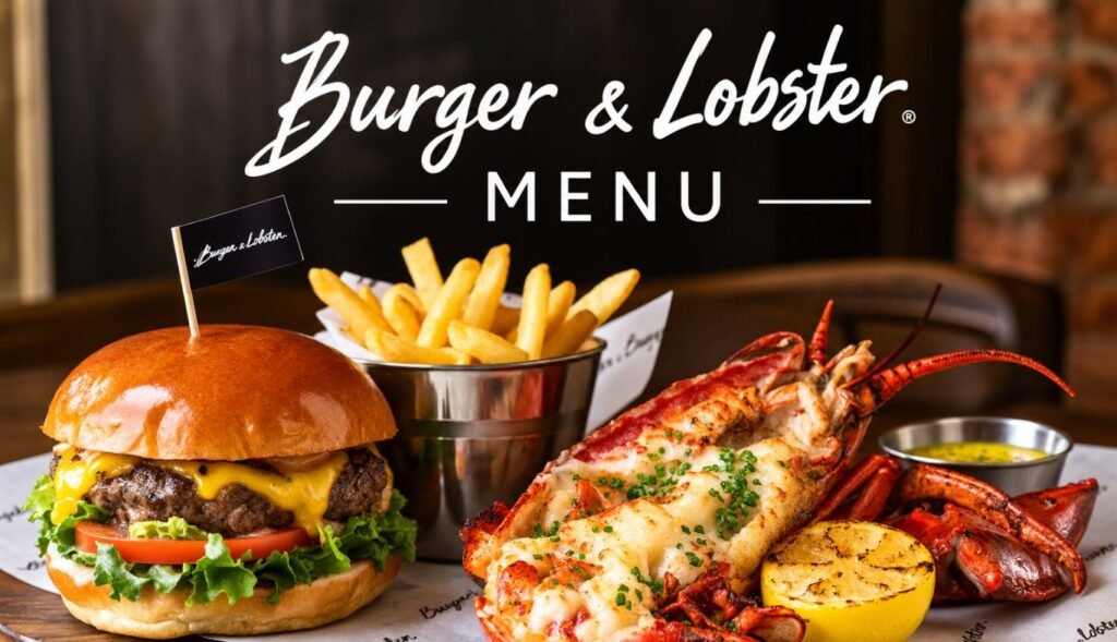 Burger & Lobster Menu