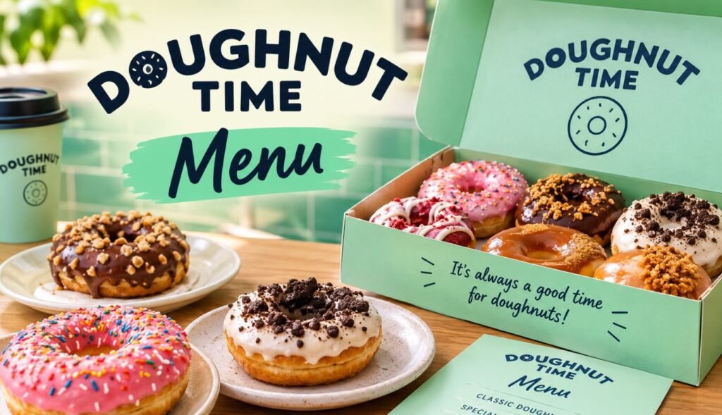 Doughnut Time Menu