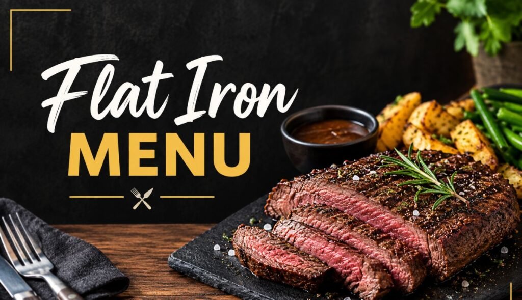 Flat Iron Menu