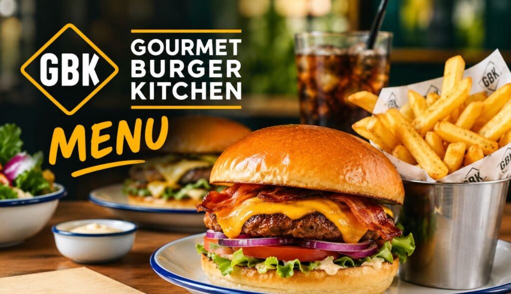 Gourmet Burger Kitchen Menu