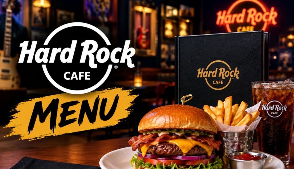 Hard Rock Cafe Menu