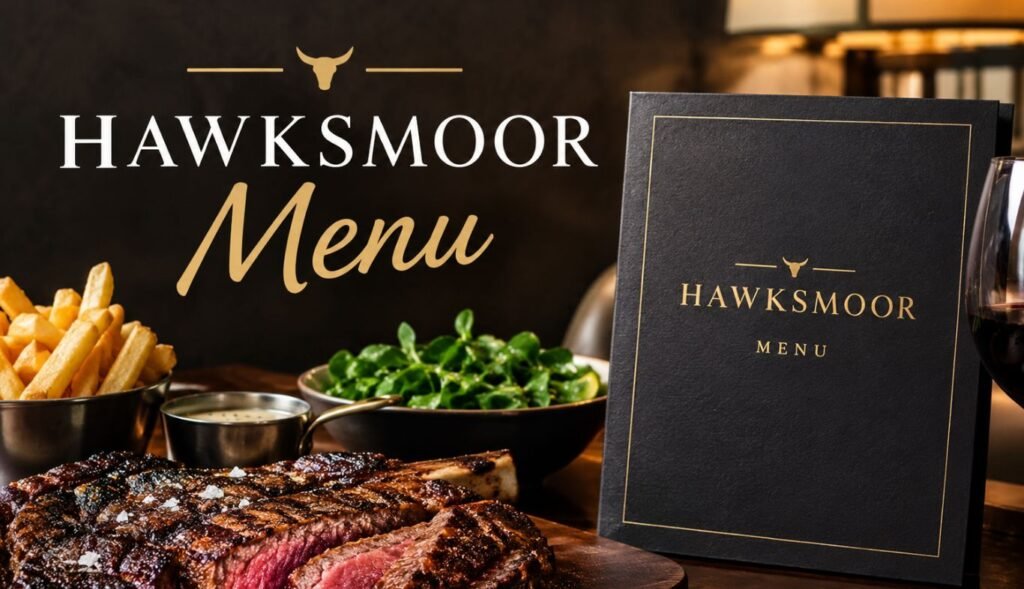 Hawksmoor Menu
