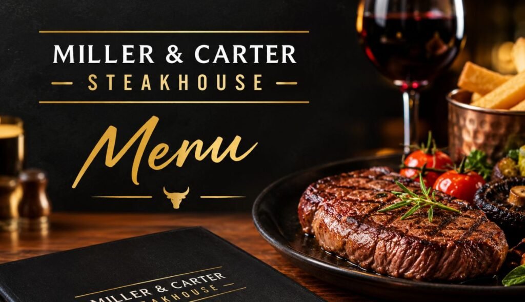 Miller & Carter Menu