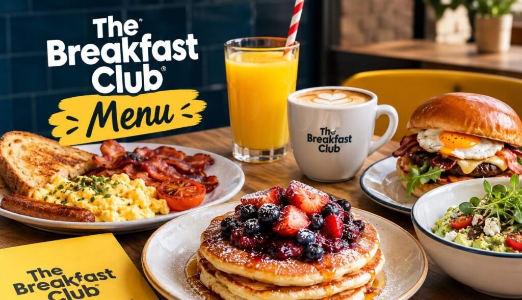 The Breakfast Club Menu