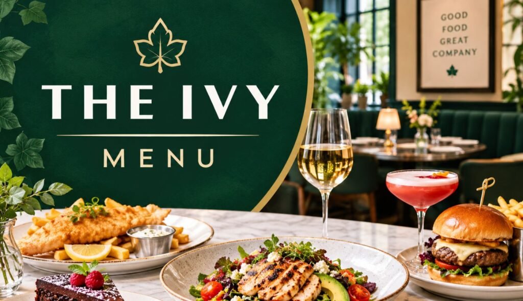 The Ivy Menu